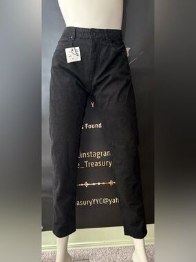 Zara Black Paisley Slim Chinos